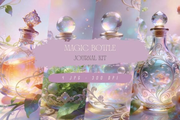 Download Magic Bottle Journal Kit, Wallpaper - Wall Collection