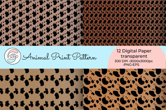 Download Animal Neutral Bohemian Digital Paper Set - Premium Resources