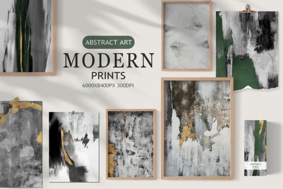Download Abstract Art Print, Wall Art, Black - Wall Collection