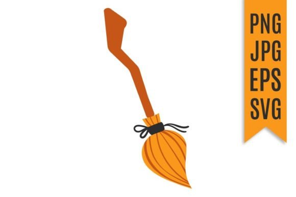 Download Witch Broom Halloween Vector Illustratio - Premium Resources