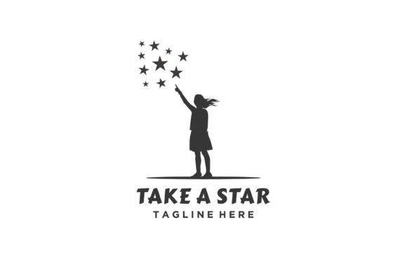 Download Take a Star Logo Design Graphic Template - Graphic template Collection