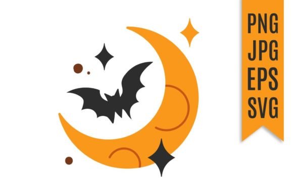 Download Spooky Moon Halloween Vector Illustratio - Premium Resources