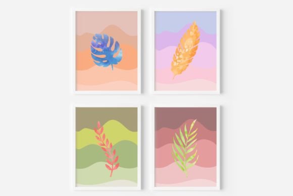 Download Leaf Decor Wall Arts, Botanical Prints - Wall Collection